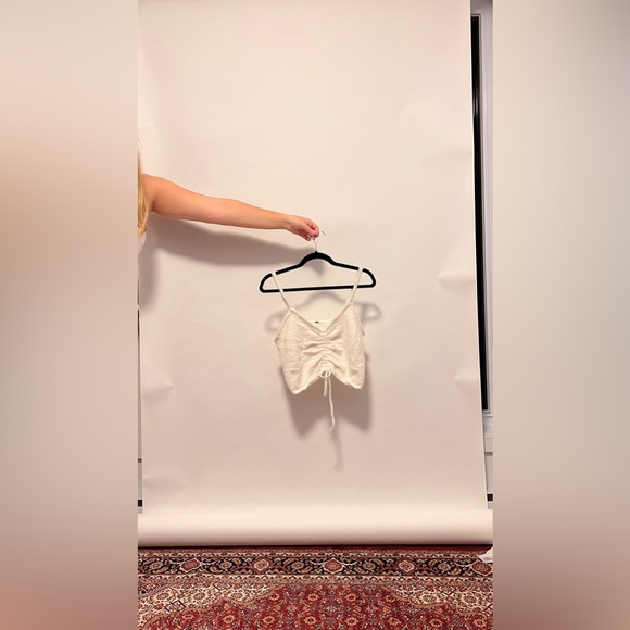 Fuzzy crop tank top - Picture 1 of 3